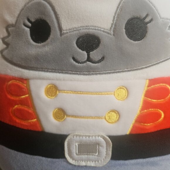 NWT Squishmallow 12" GRACELYNN Winter Fox Nutcracker Outfit Medium Plush Holiday - Picture 2 of 11